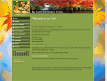 Tablet Screenshot of bay-genealogy-mi.com